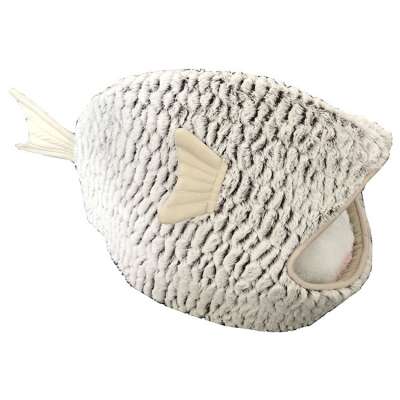 Good quality fashion pet bed for fish shape cat bed