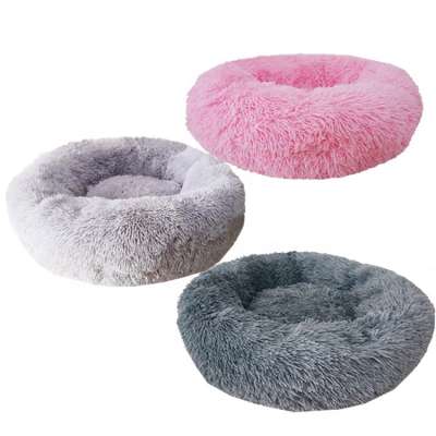 High quality long plush fluffy customized size soft bed dog bed