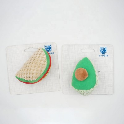 Fashion style fruit soft chew cat pet catnip toys